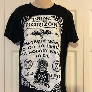 2010s Bring Me The Horizon Black Graphic T-Shirt